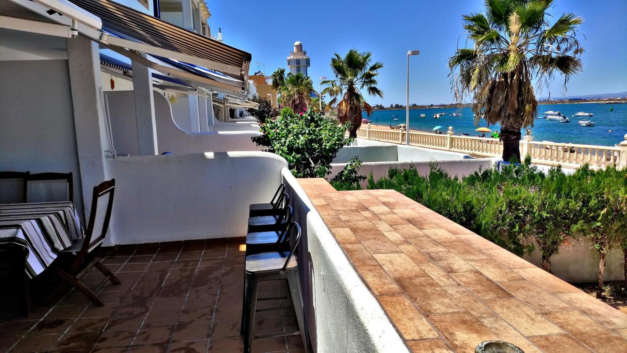 Casa Del Mar,,, Gran Terraza Junto Playa Cantil Isla Cristina Bagian luar foto